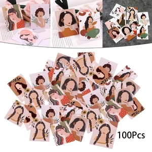 100 Stück Ohrring-Displaykarten, Halskettenkarten für das Ankleidezimmer, - Picture 1 of 6