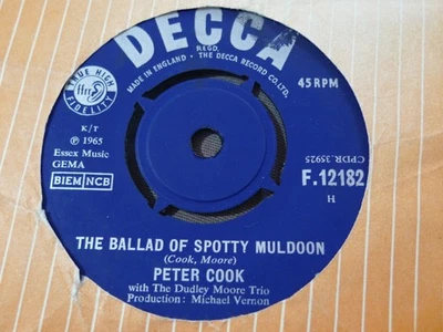 PETER COOK-THE BALLAD OF SPOTTY MULDOON-DECCA - Image 1 of 2