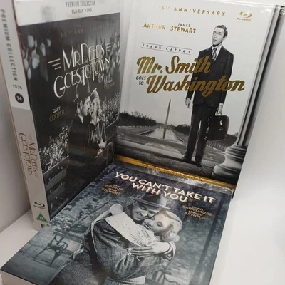Frank Capra 3 Blu-Ray: Mr. Smith Goes to Washington, Mr Deeds, You Can't Take it - Image 1 of 4