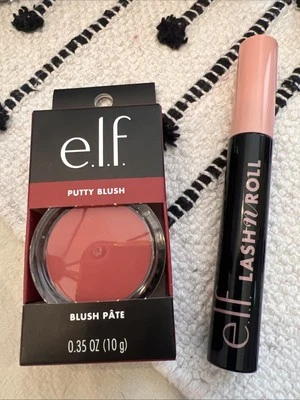 Rubor de masilla elfo en TAHITI y elfo pestañas N rollo en tono negro. ¡Nuevo! Foto 1 de 2