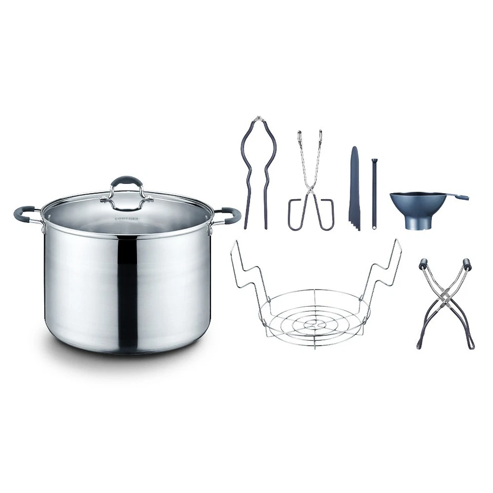 CONCORD 20 QT Stainless Steel Canning Pot Set. (Induction Compatible) - Image 1 of 1
