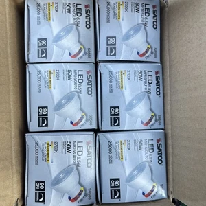 SATCO 6.5W - LED MR16 LED - 2700K - 40 deg. Beam - GU10 base - 120V - 12PK - Picture 1 of 3