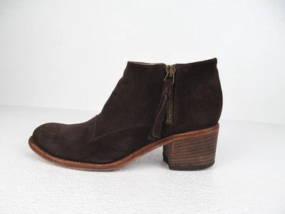 Botines Alberto Fermani Capricia marrón gamuza para mujer talla 7M Foto 1 de 4