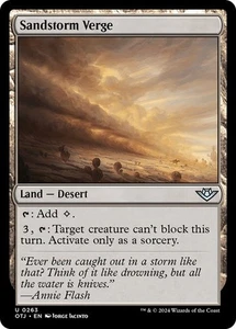 4x Sandstorm Verge (Playset) - Outlaws of Thunder Junction OTJ MTG - Picture 1 of 1
