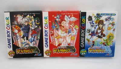 GameBoy Color Shin Megami Tensei Devil Children Red Black White 3Games Set Japan - Image 1 of 4