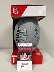 CRIS CARTER SIGNED FOOTBALL OHIO STATE BUCKEYES RARE JSA COA NFL HOF VIKINGS - Picture 1 of 6