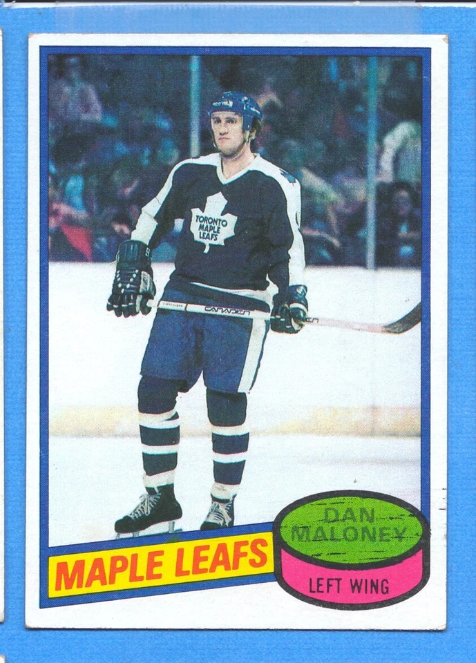 1980-81 Topps #118 Dan Maloney VGEX Maple Leafs - Image 1 of 1