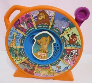 See 'n Say-Mattel-The Lion King-1989-Animals-Identify-Details-Works-Shown - Picture 1 of 8