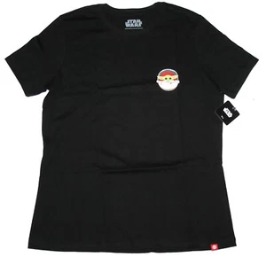 Star Wars X Element Mandalorian The Child Women's T-Shirt Grogu Size M Black - Picture 1 of 4