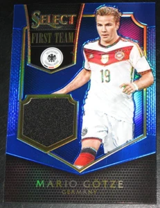 2015-16 Panini Select First Team Mario Gotze BLUE # /99 Prizm 2016 Patch Jersey - Bild 1 von 2