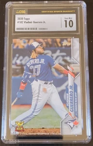 2020 Topps #182 Vladimir Guerrero Jr. - Rookie Cup - CSG 10 Toronto Blue Jays - Foto 1 di 2