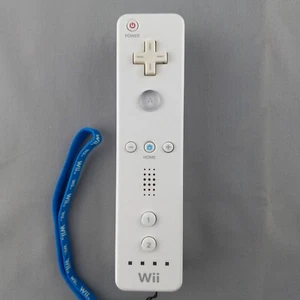 Nintendo Wii Remote Controller Weiß Offiziell OEM RVL-003 + Gurt - Bild 1 von 3