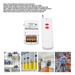 Household Smart Wireless Remote Control Switch For Water Pump 220V AC BEM 2205◀