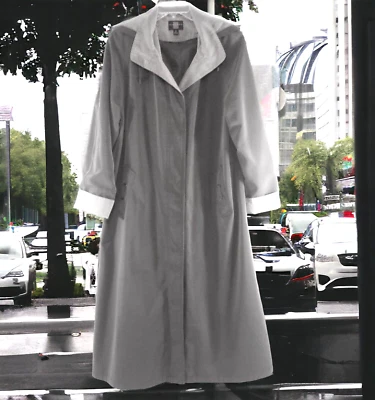 Gabardina de primavera Gallery para mujer talla 6 verde con capucha lluvia para todo tipo de clima muy suave Foto 1 de 4