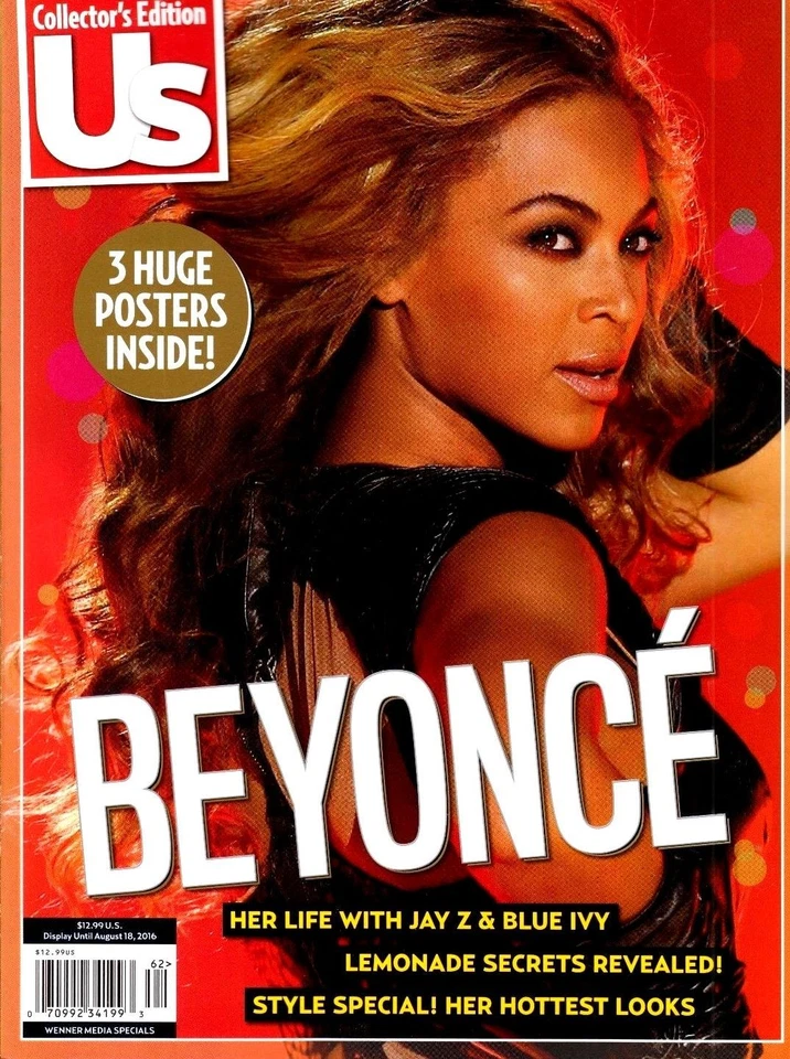 US WEEKLY Magazine Collector's Edition BEYONCE 3 HUGE POSTERS NEW - Image 1 of 1