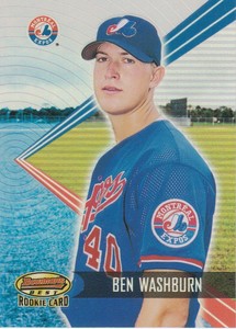 2001 Bowman's Best #167 Ben Washburn RC /2999 - NM-MT