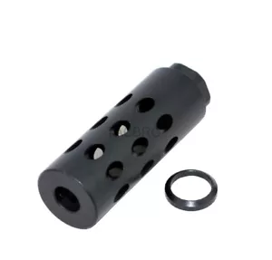 .308 Black Anodized Aluminum 5/8x24 Muzzle Brake for 308 - Picture 1 of 6
