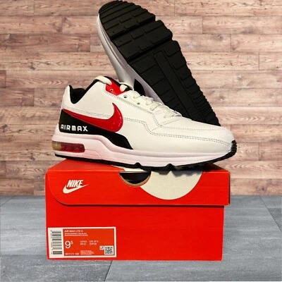 NEW Nike Air Max LTD 3 White Black Red BV1171 100 Men’s 9.5 Leather DS OG All - Image 1 of 4