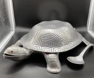 Arthur Court Turtle Soup Tureen With Spoon Vintage 22” x 14” - Picture 1 of 23