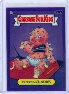 2024 Garbage Pail Kids Purple CLIPPED CLAUDE! - Picture 1 of 2