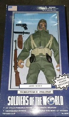 Soldados del Ejército Mundial Scout Segunda Guerra Mundial 1941-1945  Foto 1 de 2