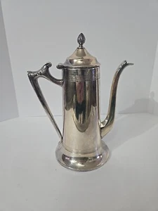 Mini caffettiera vintage Sheffield 1111 piatto argento cava USA - Foto 1 di 3