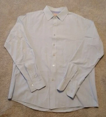 Men's Sovereign Code Roxbury light blue LS full button dress shirt size XL MINT - Image 1 of 4