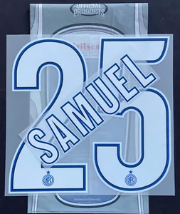 SAMUEL INTER NOME+NUMERO UFFICIALE HOME/AWAY 2012-2013 Stilscreen