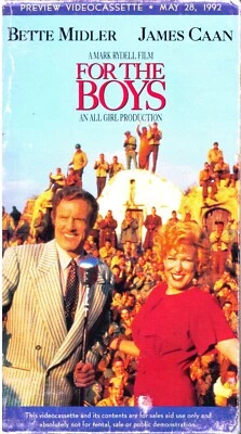 FOR THE BOYS- Bette Midler, James Caan-Wonderful Music & Melodrama VHS Good Foto 1 de 2