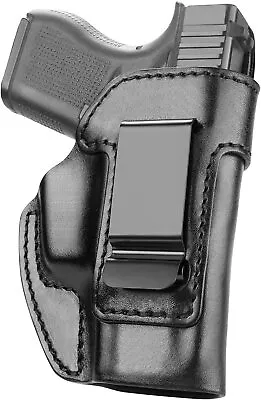 IWB Holster Handmade Leather Holster for Glock 43/ Glock 43X Not Fit MOS G43X - Image 1 of 4