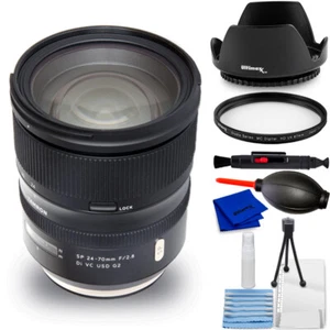 Tamron SP 24-70mm f/2.8 Di VC USD G2 Lens for Nikon F - 7PC Accessory Bundle - Picture 1 of 2