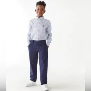 Pantalones chinos Polo Ralph Lauren azul marino para niño talla 20 usados en excelente estado - Imagen 1 de 8