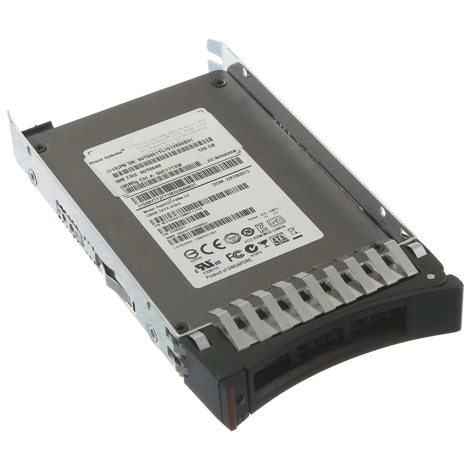 IBM SATA-SSD 128GB SATA 6G SFF BladeCenter HS23 - 90Y8649 90Y8648 - Bild 1 von 1