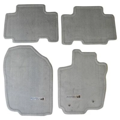 Genuine Toyota 2006-2012 Rav4 Ash Gray Carpet Floor Mats Set PT208-42051-31 - Image 1 of 2