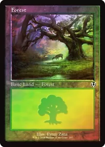 Forest #297 Foil Retro Frame Innistrad Remastered NM MTG - Picture 1 of 1