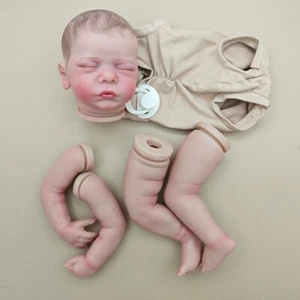 19" Painted Reborn Baby Doll Kits Romy Newborn 3D Skin Visible Veins Unassembled - Picture 1 of 8