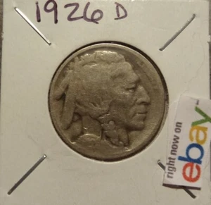 VERY NICE 1926-D BUFFALO NICKEL   (LOT 5520) - Picture 1 of 2