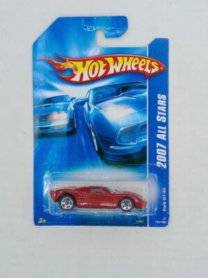 Hot Wheels Ford GT-40 #134/180 All Stars Red Die-Cast Car 2007 - Image 1 of 3