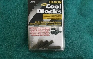 GENUINE OLSON COOL BLOCKS FOR SEARS CRAFTSMAN 113244513 BAND SAW BLADE GUIDES - Picture 1 of 1