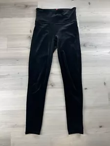 Spanx Damen Samt Leggings schwarz Hochhaus Shapewear Größe M - Bild 1 von 9