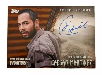 Topps Walking Dead Evolution Jose Cantillo Autograph Card - Martinez /99 A-JC - Image 1 of 3