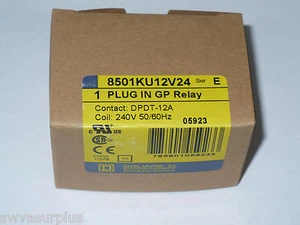 Square D 8501KU12V24 General Purpose Relay, 240 Volt Coil, New - Picture 1 of 1