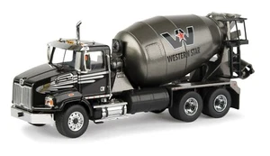 1:50 DRUCKGUSS MASTERS ERTL WESTERN STAR 4700 SB *SCHWARZ* BETONMISCHER 16400 NEU IM KARTON - Bild 1 von 1