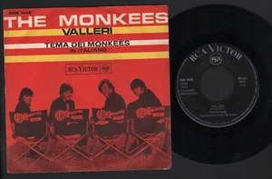 7" MONKEES VALLERI / TEMA DEI MONKEES (IN ITALIANO) MADE IN ITALY 1968 RCA - Picture 1 of 1