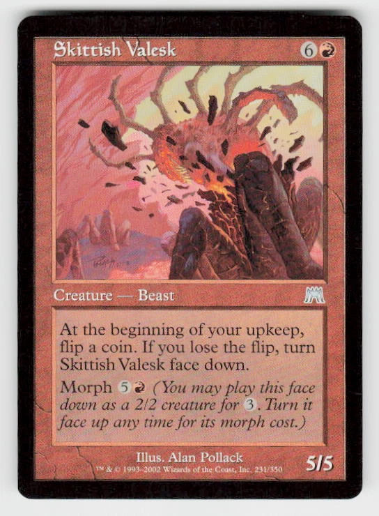 Onslaught #231 Skittish Valesk - Image 1 of 2