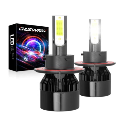 Kit de faros LED blancos 9008 bombillas altas/bajas para MITSUBISHI Eclipse 2006-12-2X 6000K Foto 1 de 4