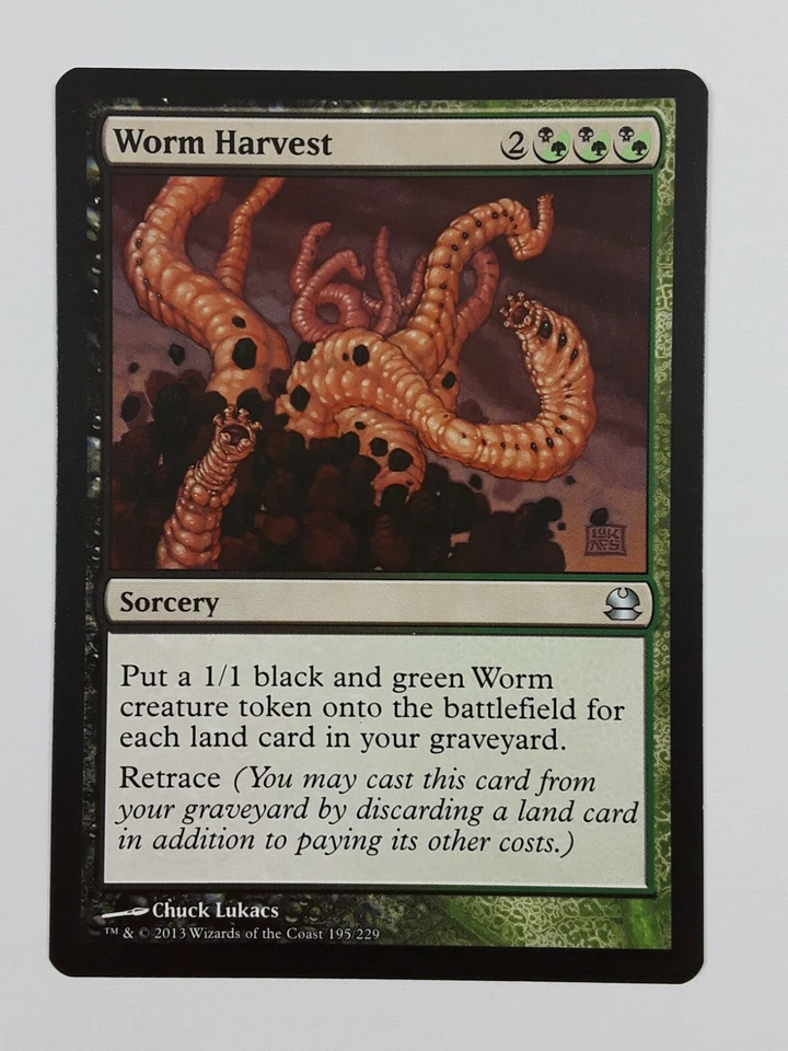 MTG Worm Harvest Modern Masters Regular Uncommon - Image 1 of 1