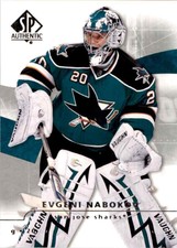 2008-09 Upper Deck SP Authentic Evgeni Nabokov #72