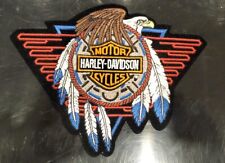 Harley Davidson Motorcycles Bar & Shield Patch 6"x8" NOS Unused Eagle Concho