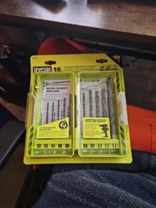 Ryobi A971503 15-Piece 1/4" Hex Shank Oxide Drill Bit Set for Wood/Plastic/Metal - Picture 1 of 2